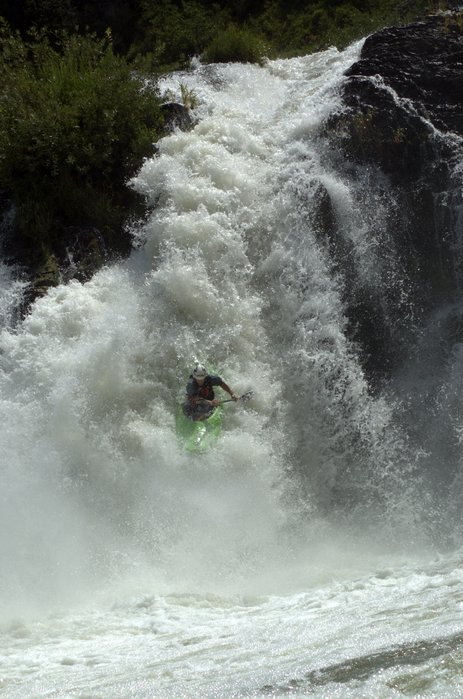 Pit River Falls, whitewater kayaking in Northern California